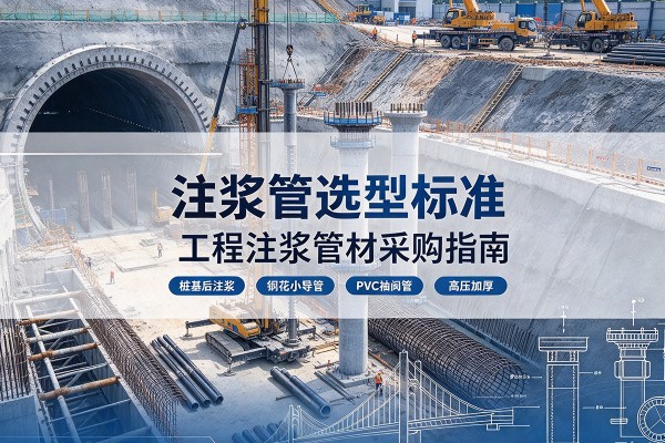 赤坎注浆管选型标准