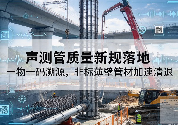 赤坎声测管质量新规落地，一物一码溯源，非标薄壁管材加速清退