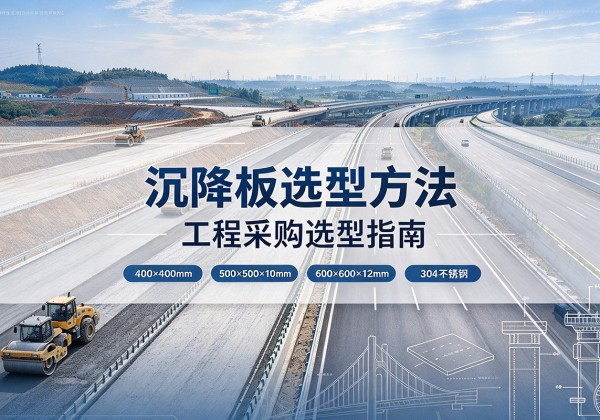 赤坎沉降板选择方法